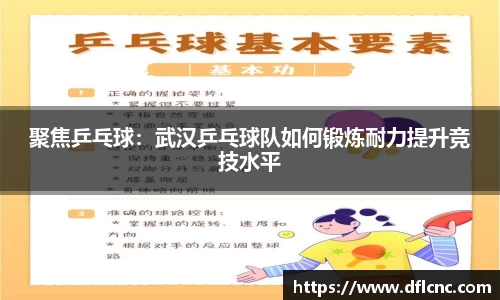 聚焦乒乓球：武汉乒乓球队如何锻炼耐力提升竞技水平